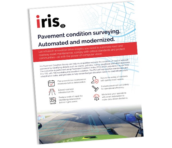 Pavement condition sheet